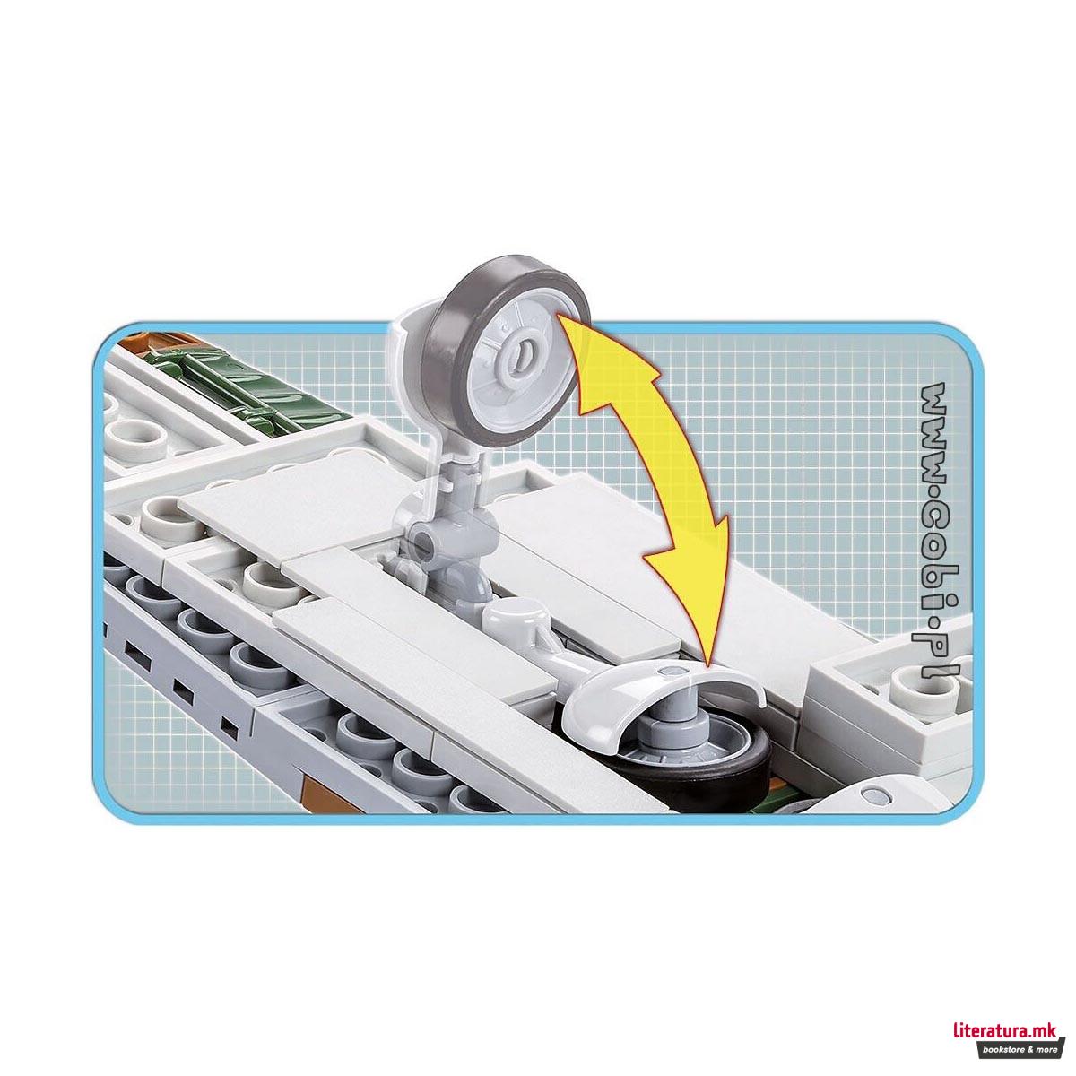 Коцки за градба, WW2 Historical Collection, Dewoitine D.520, 273 парчиња 