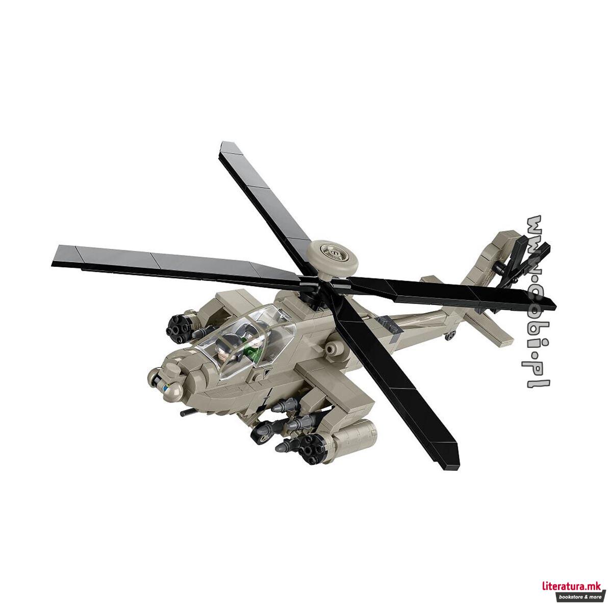 Коцки за градба, Armed Forces, AH-64 Apache, 510 парчиња