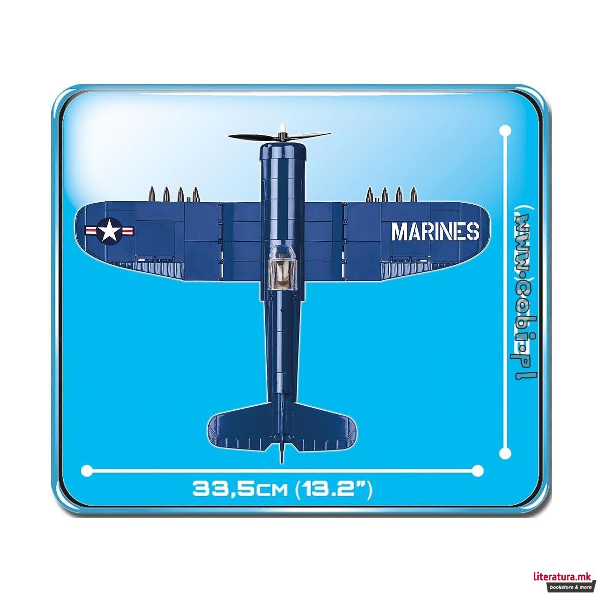 Коцки за градба, Korean War Historical Collection, AU-1 Corsair, 330 парчиња 