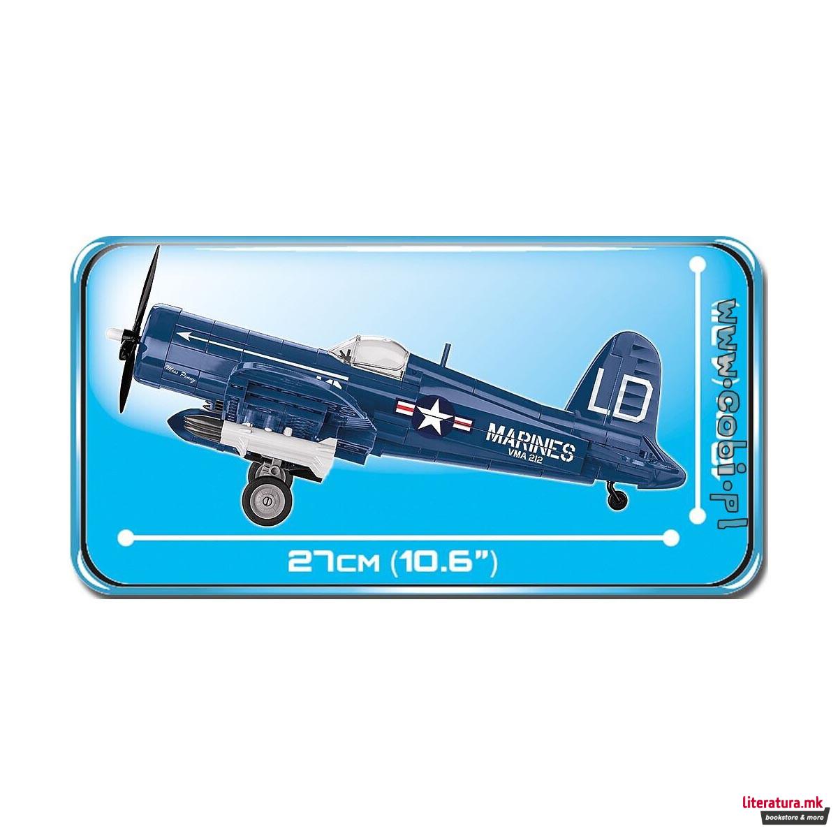 Коцки за градба, Korean War Historical Collection, AU-1 Corsair, 330 парчиња 