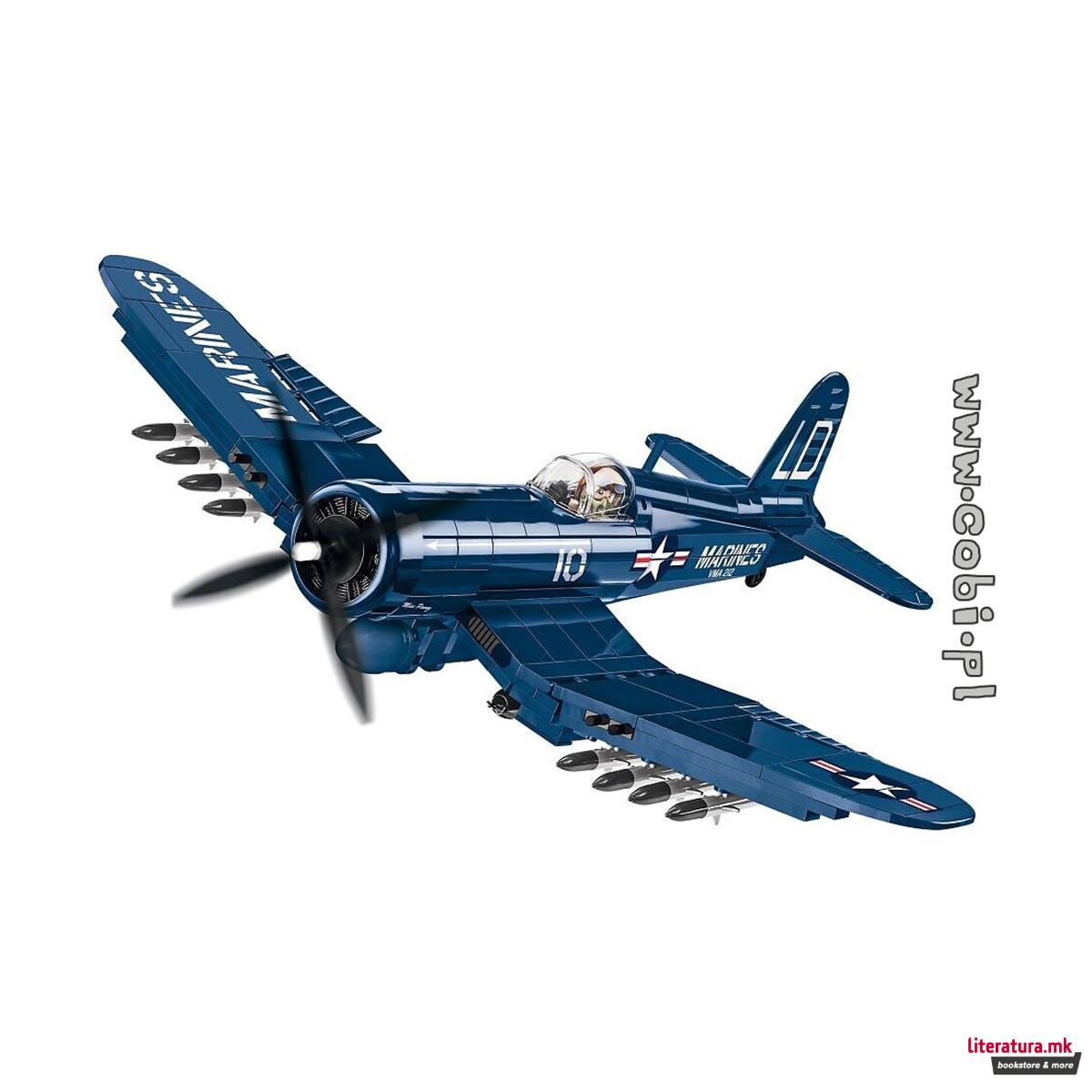 Коцки за градба, Korean War Historical Collection, AU-1 Corsair, 330 парчиња 