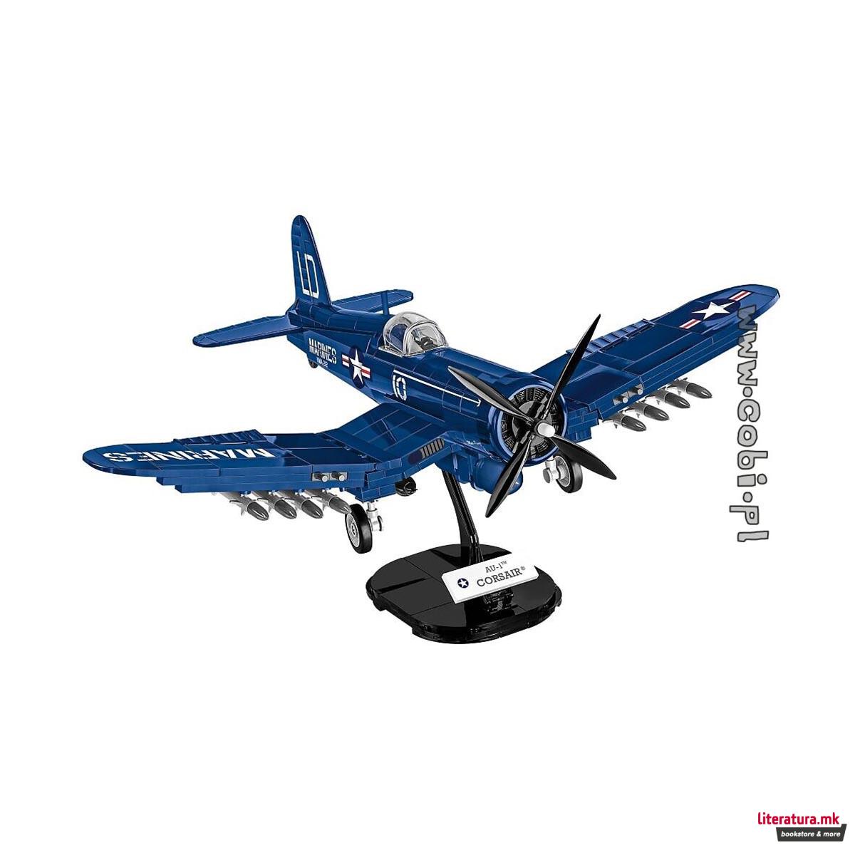 Коцки за градба, Korean War Historical Collection, AU-1 Corsair, 330 парчиња 