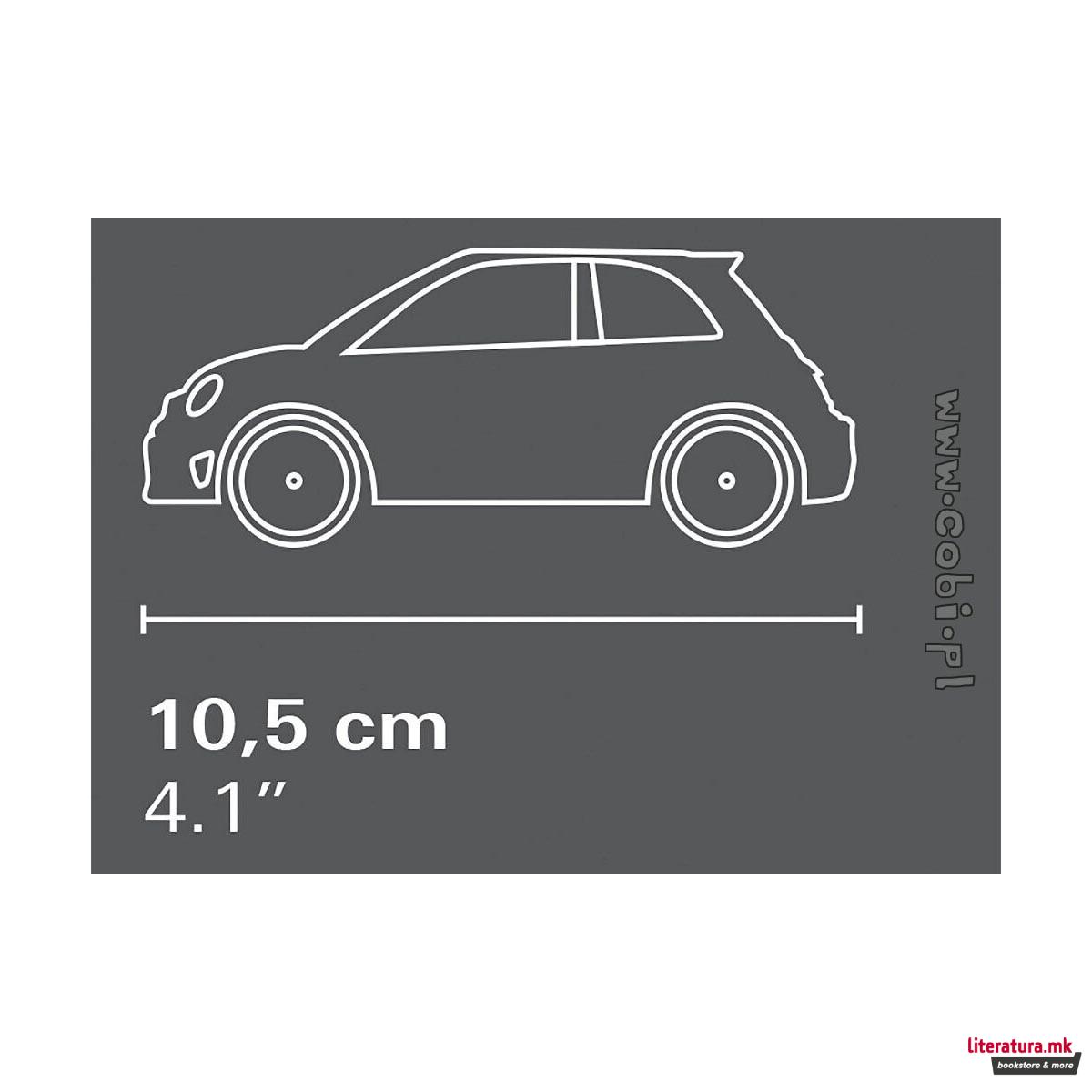 Коцки за градба, Abarth, Abarth 595, 70 парчиња