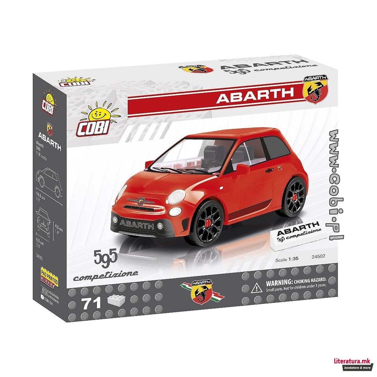 Коцки за градба, Abarth, Abarth 595, 70 парчиња