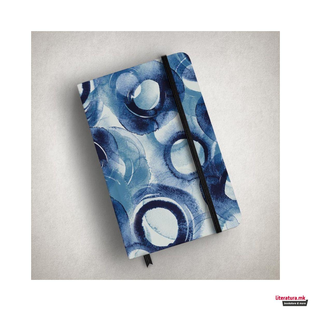 Тефтер, Watercolor - Blue 