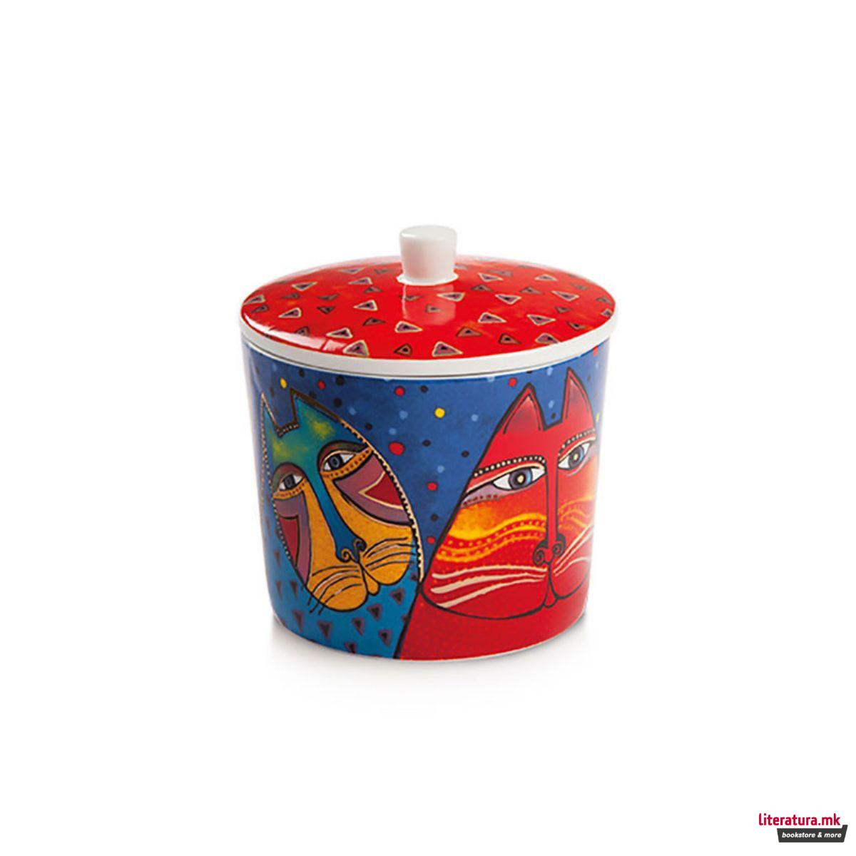 Сад за шеќер, Laurel Burch, Fantastic Felines, црвен 