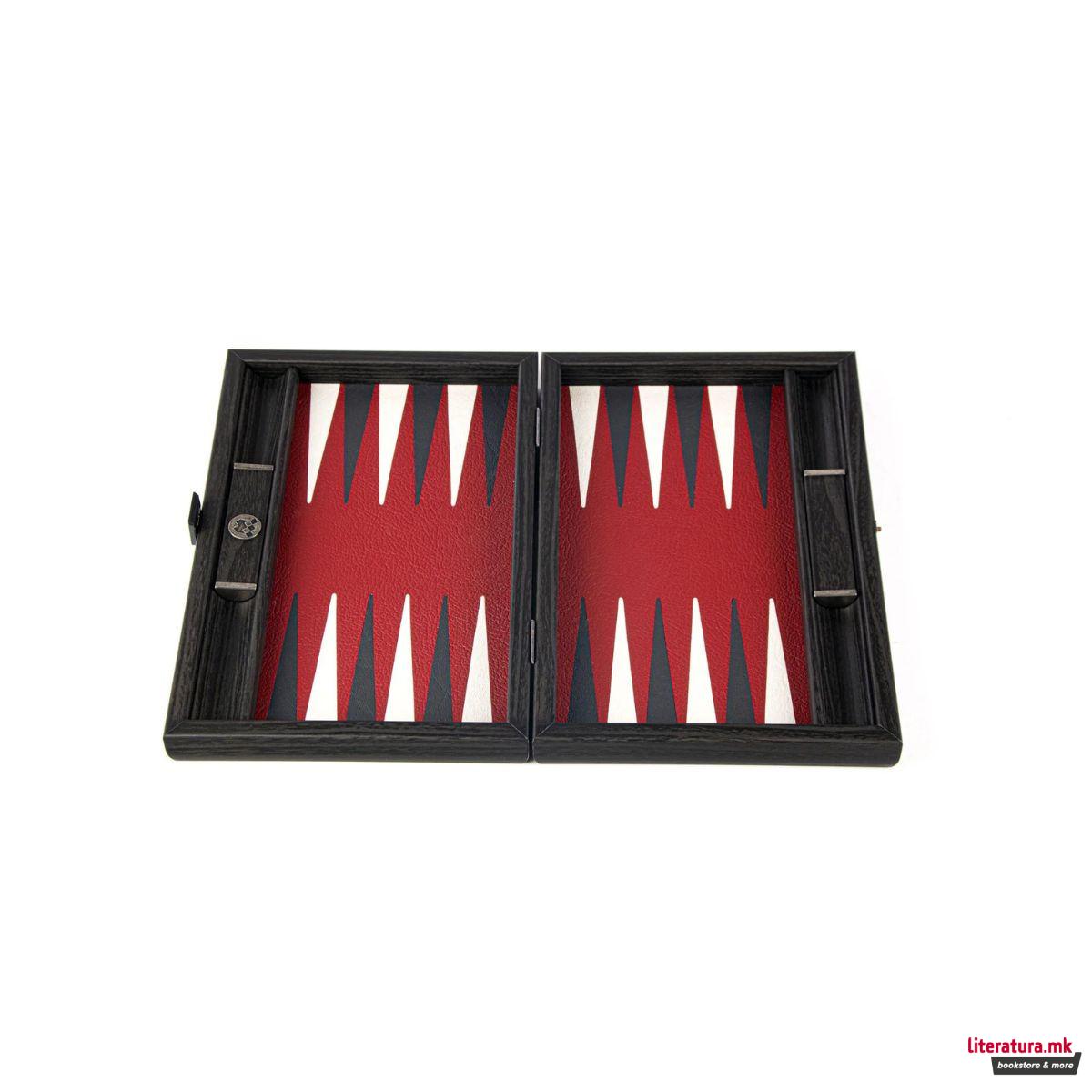 Handcrafted Burgundy Red Travel Set 