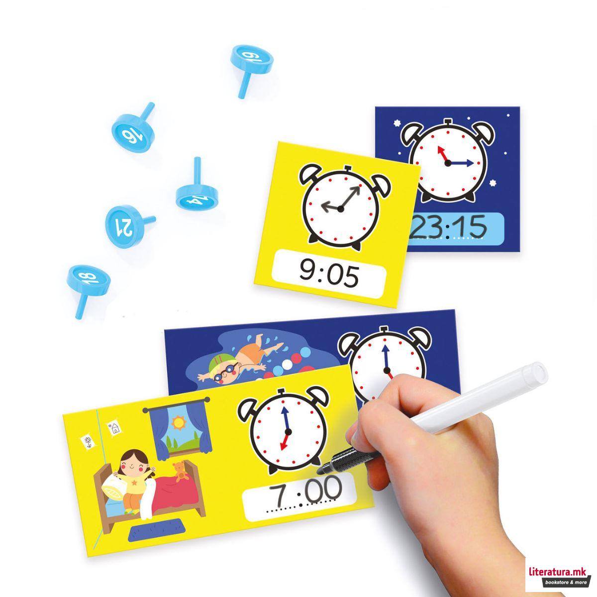 Едукативен сет, Play Montessori - Primo Clock 