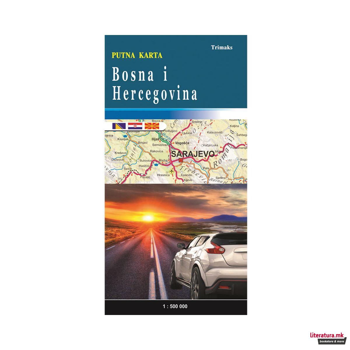 Босна и Херцеговина - патна карта 