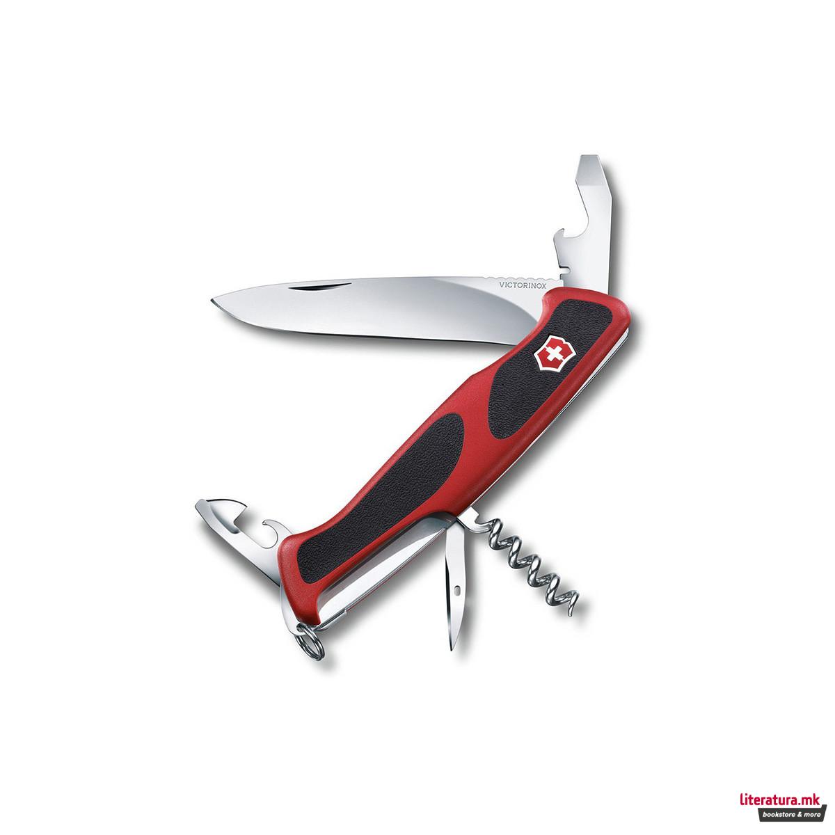 Џебно ноже, Victorinox, Ranger Grip 68, 130mm, црно-црвено 
