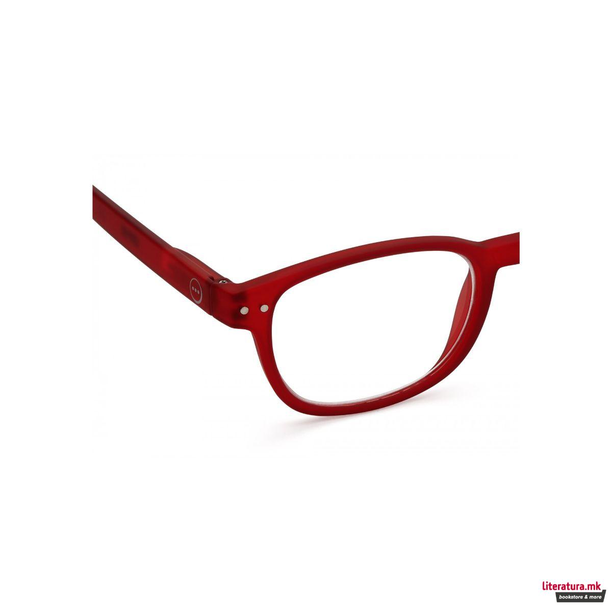 Очила за читање, #B, Red, +1 