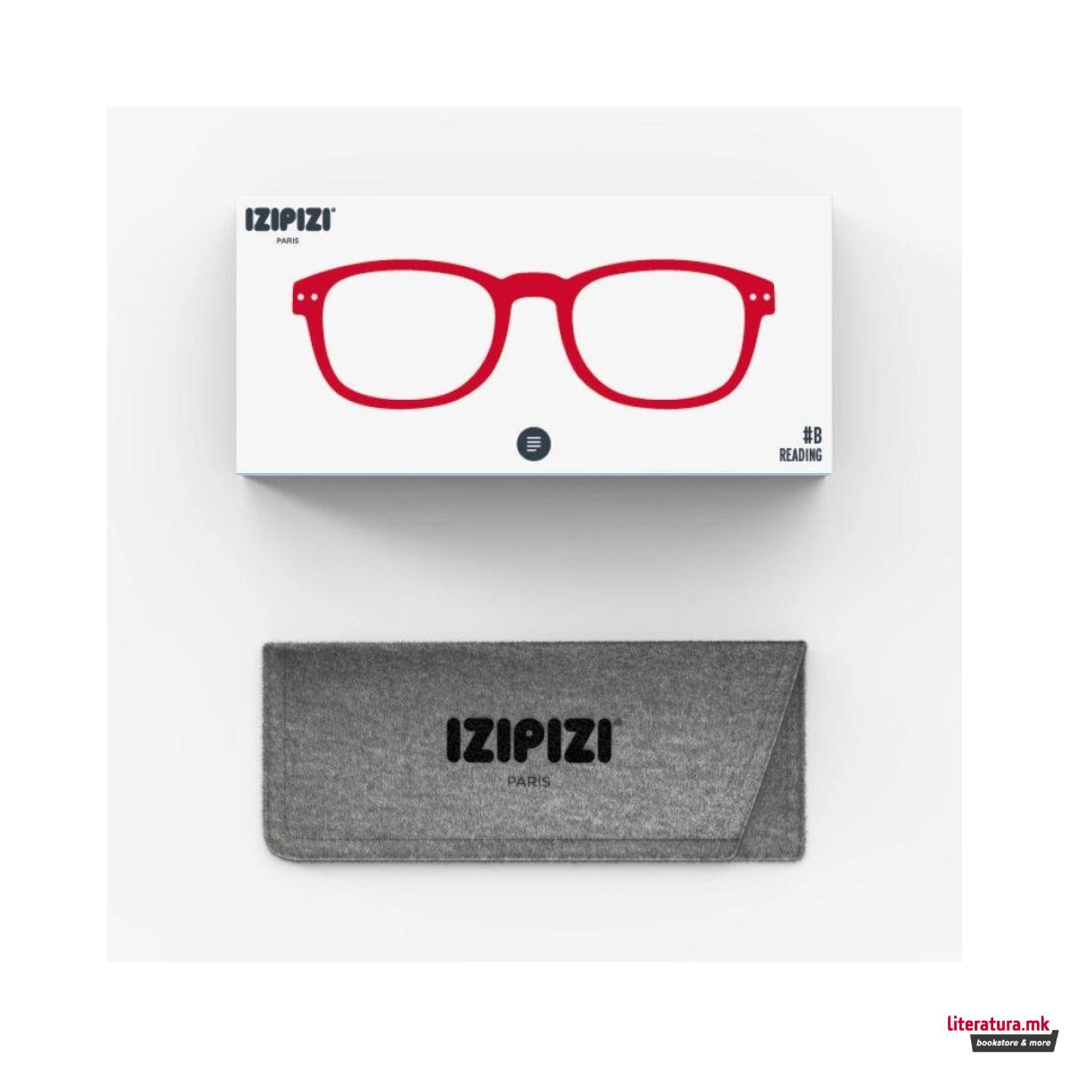 Очила за читање, #B, Red, +1.5 