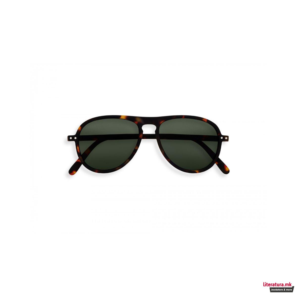 Очила за сонце, #I, Tortoise Green Lenses 