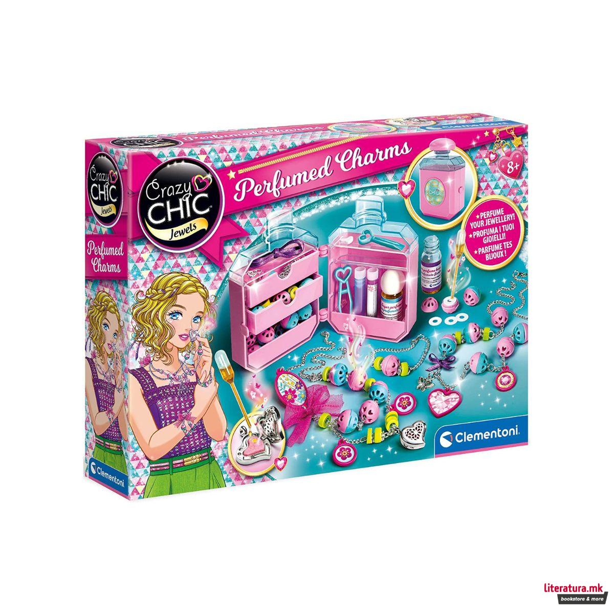 Сет за изработка - Парфимирани приврзоци, Crazy Chic - Jewels, Perfumed Charms 