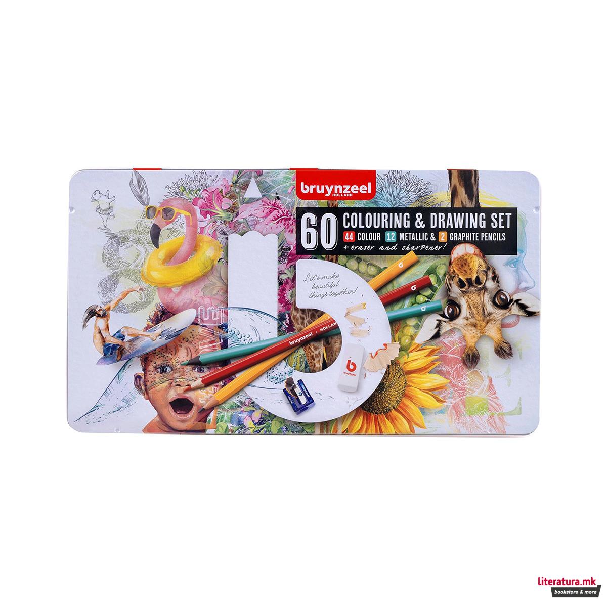 Сет дрвени боици, Bruynzeel - Creative Artists, 1/60 