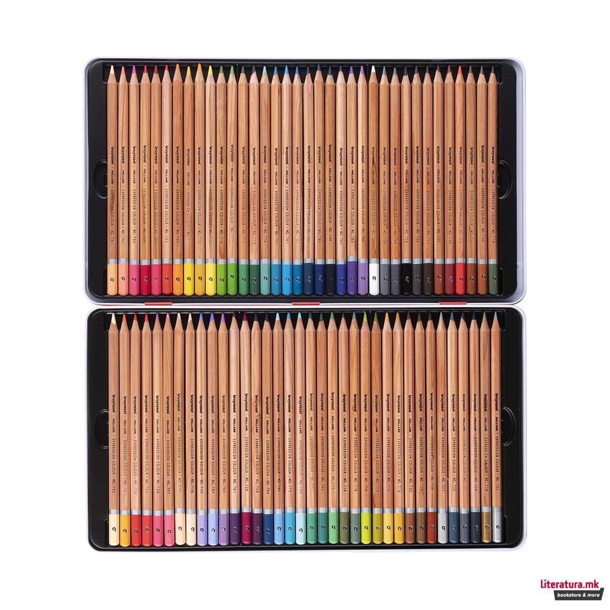 Сет дрвени боици, Bruynzeel - Expression Series, 72 бои 