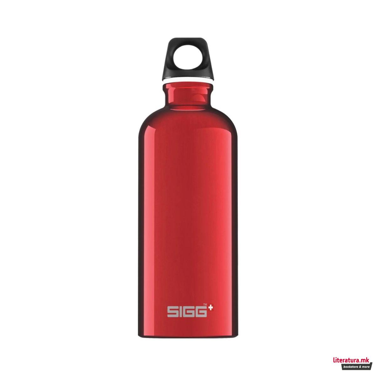 Шише за вода, Sigg, Traveller Red, 600мл 