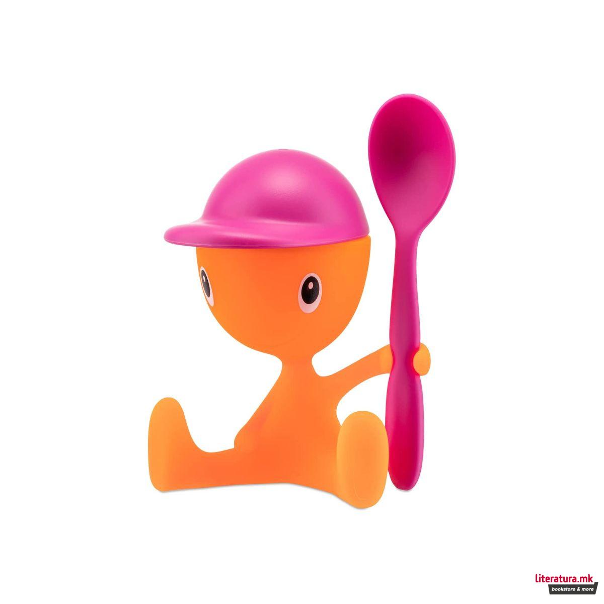 Чашка за варено јајце, Cico, розева 