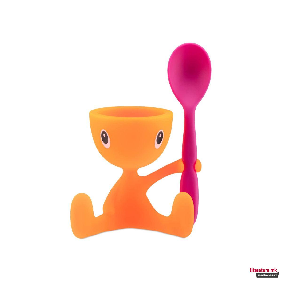 Чашка за варено јајце, Cico, розева 