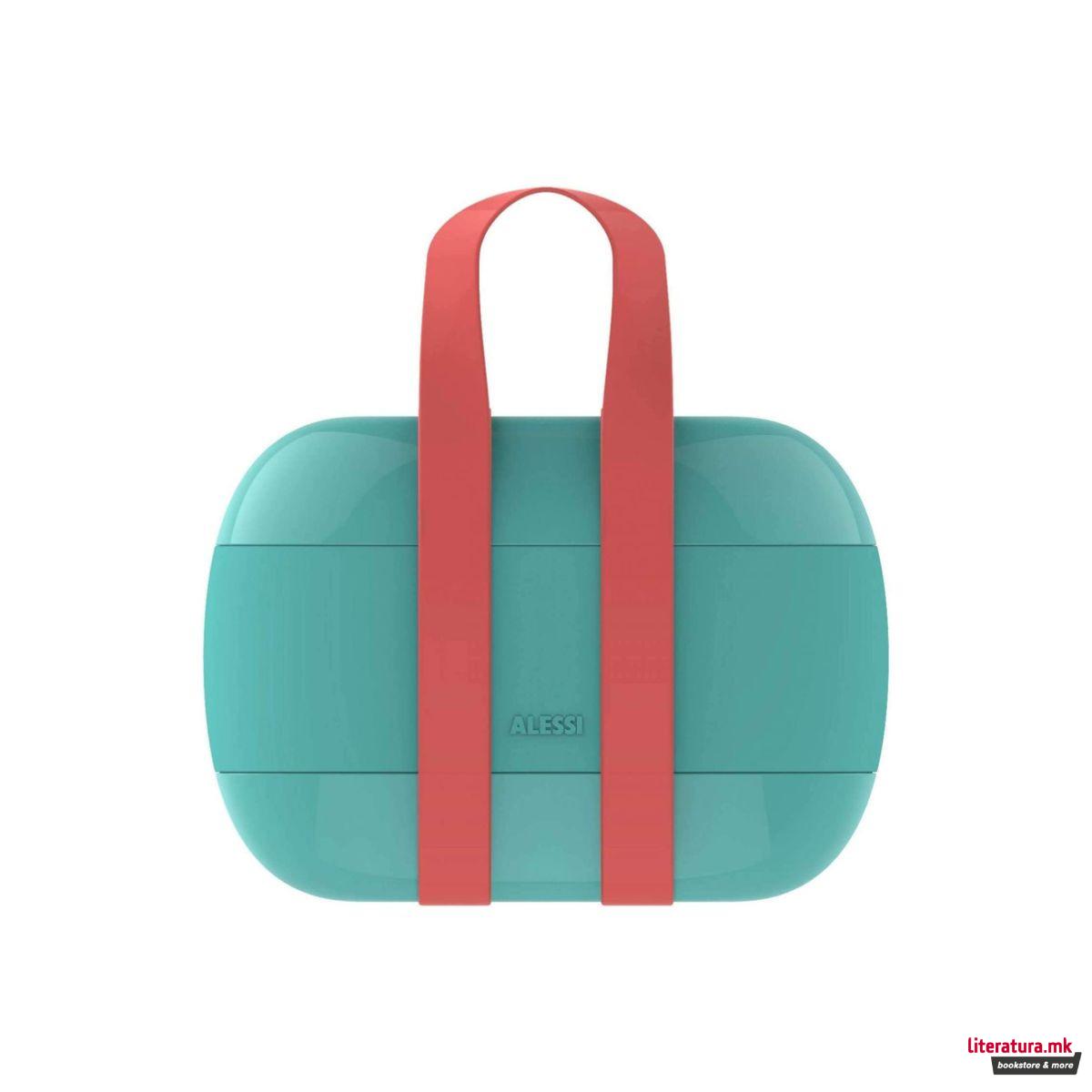 Кутија за ужина, Food à porter, светлосинa 