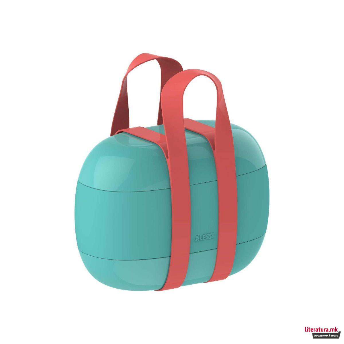 Кутија за ужина, Food à porter, светлосинa 