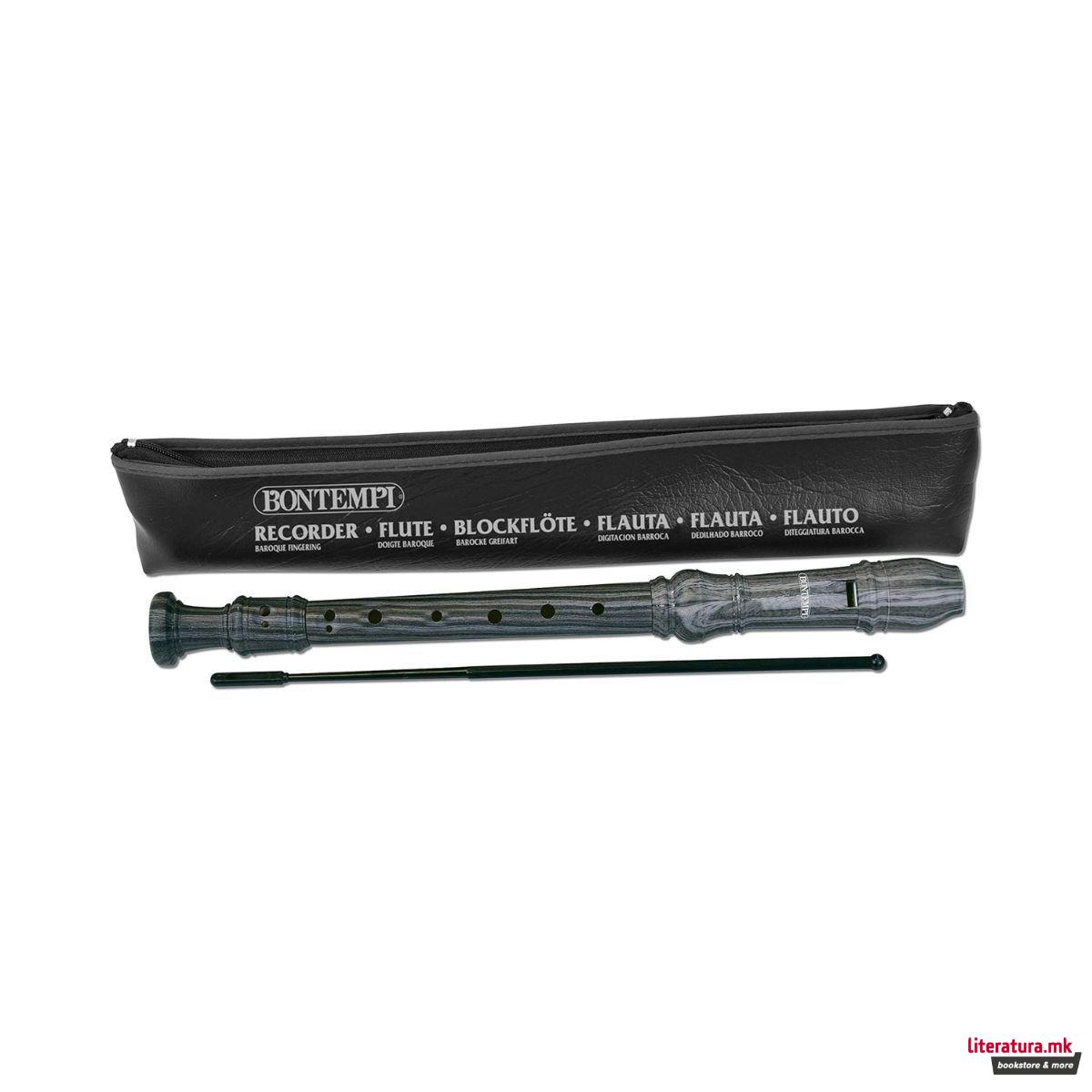 Блок флејта, Recorder German, 28 ноти 