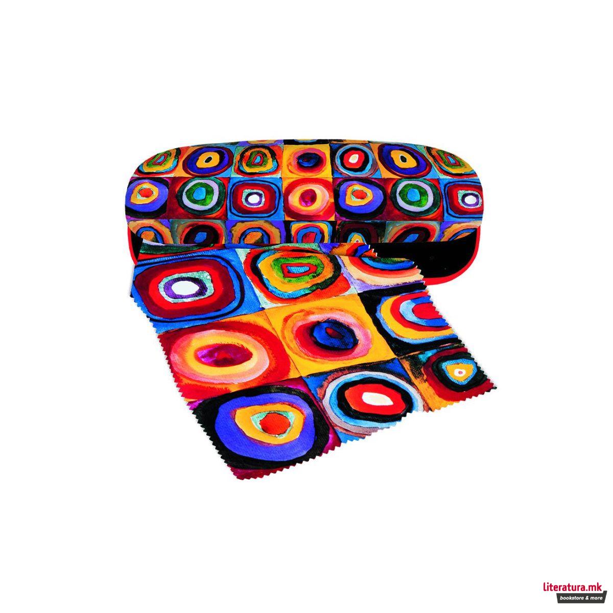 Кутија за очила со марамче, Kandinsky - Color Study 