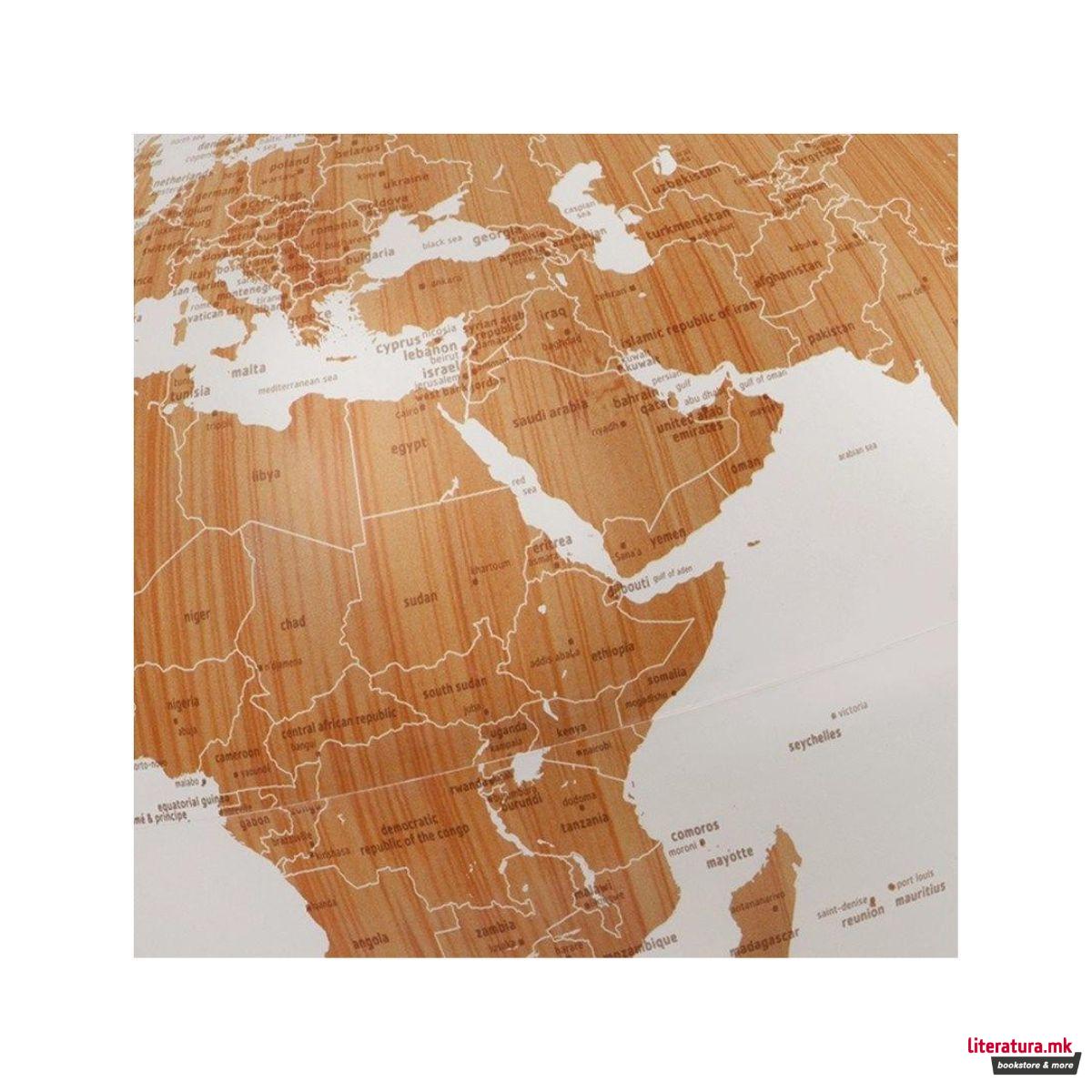 Глобус, Atmosphere New World, Bam*Boo, LED, Ø25 цм 