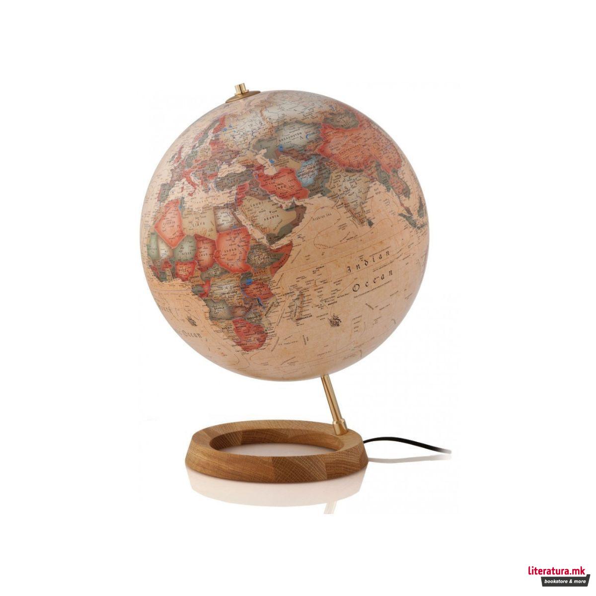 Глобус, Atmosphere Classic, Full Circle FC1, Antique, LED, Ø30 цм 