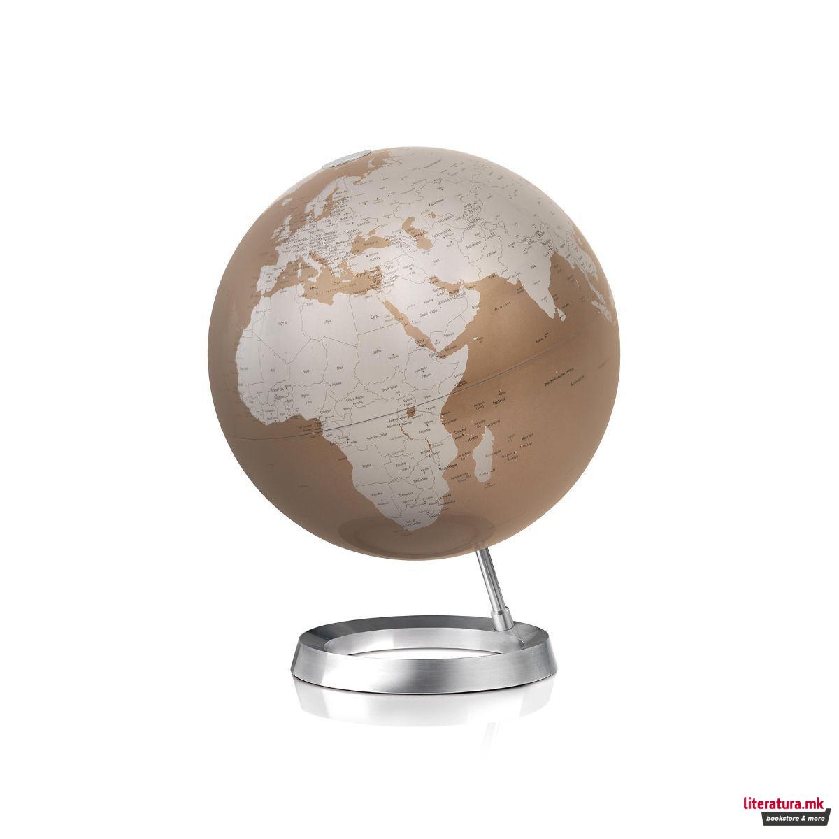 Глобус, Atmosphere New World, Full Circle Vision, Almond, Ø30 цм 