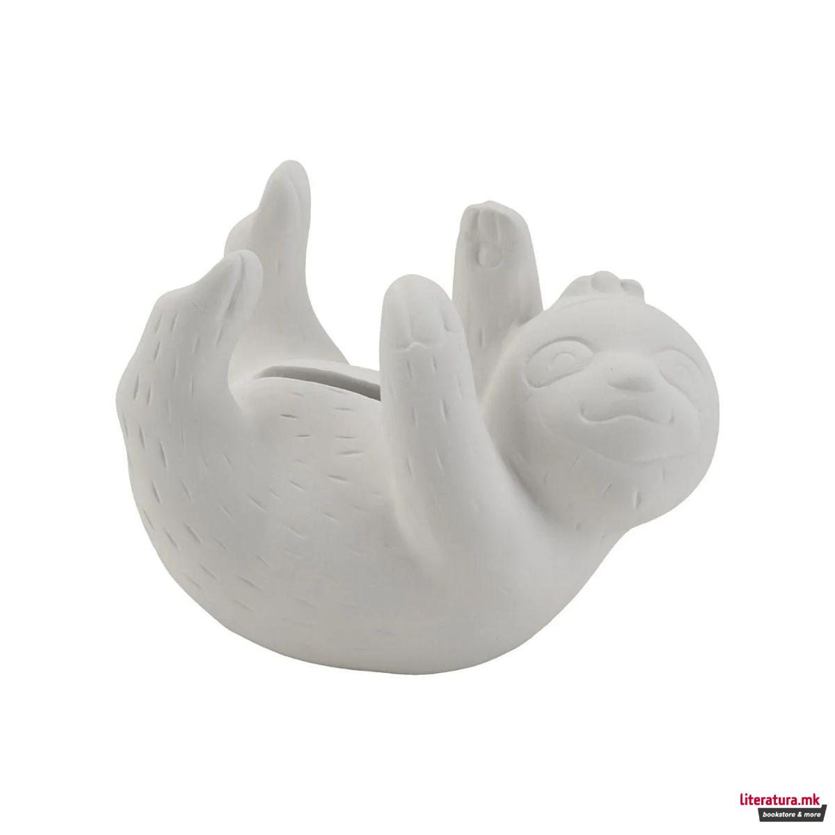 Керамичка касичка за пари, Sloth 