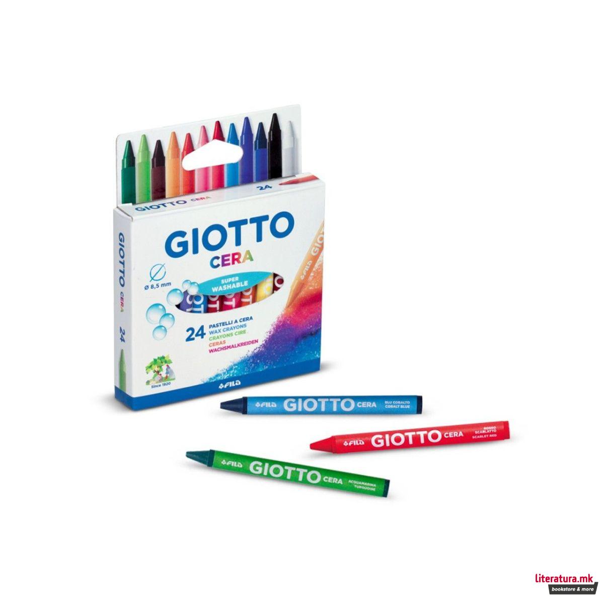 Восочни боици, Giotto, Cera, 24 бои