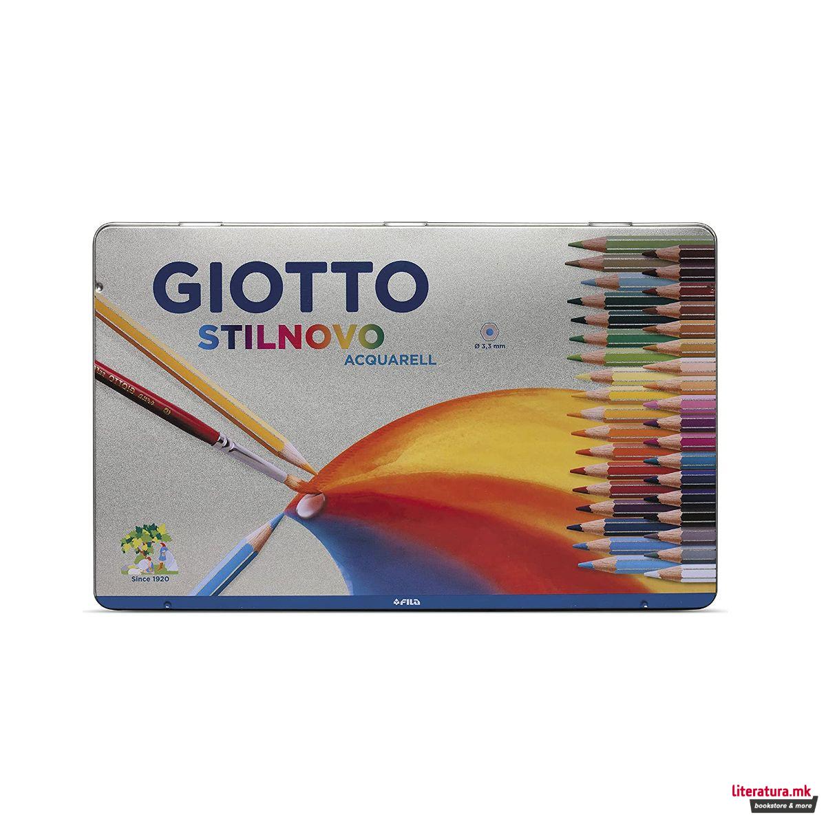 Акварелни моливи во боја, Giotto, Stilnovo Acquarell, 36 бои