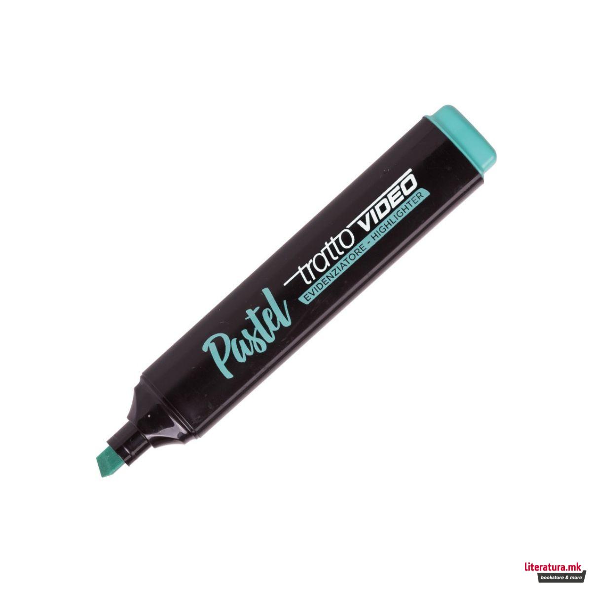 Маркер, Tratto, Video - Pastel Green Mint 