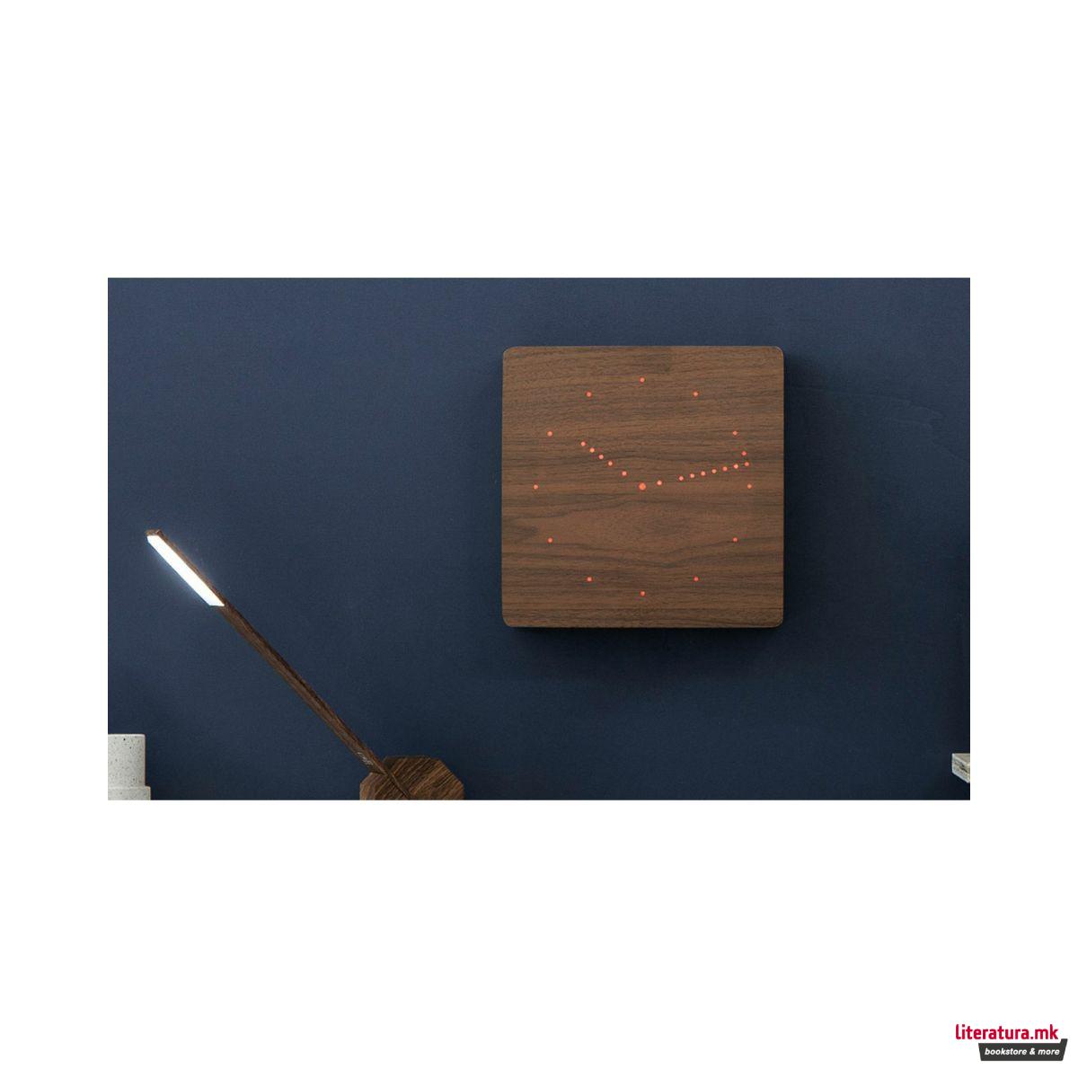 Часовник, Analogue Click Clock, дрво - орев