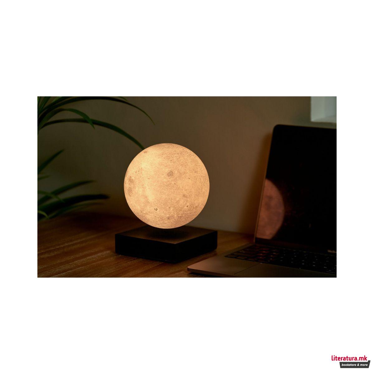 Паметна ламба - Месечина, Smart Moon Lamp, црна 