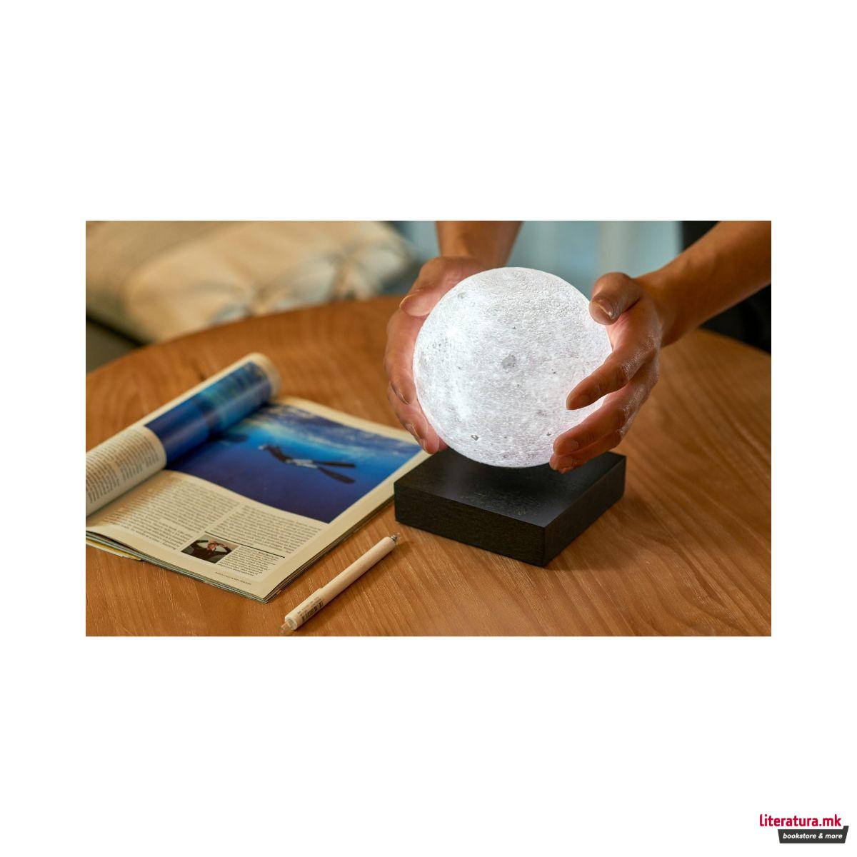 Паметна ламба - Месечина, Smart Moon Lamp, црна 