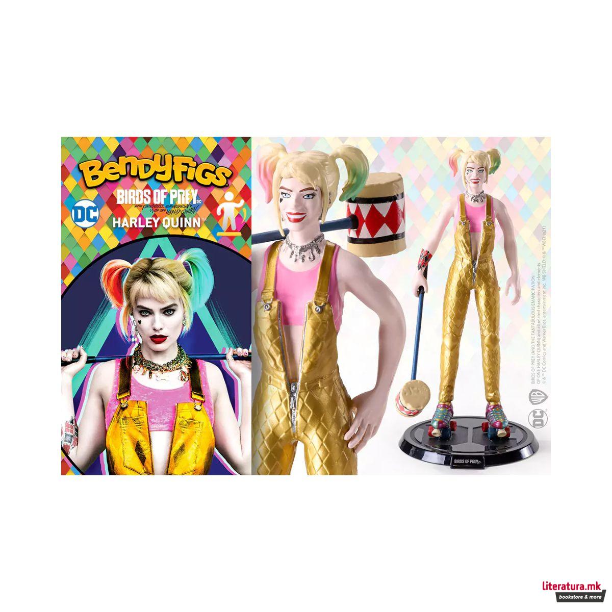 Фигура, Bendyfigs, DC - Harley Quinn, Birds of Prey 