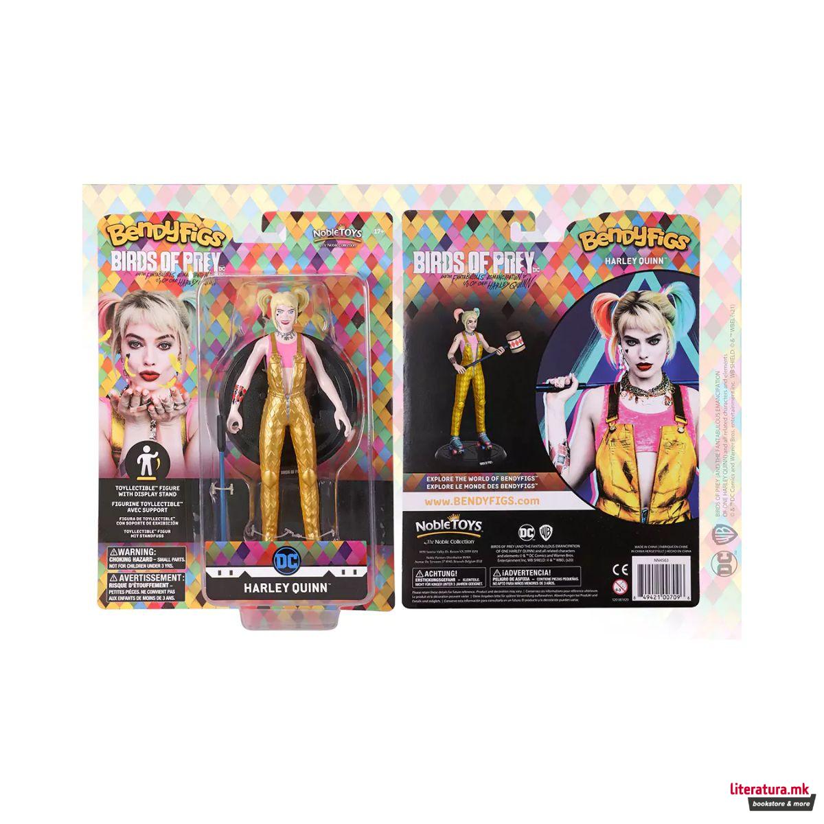 Фигура, Bendyfigs, DC - Harley Quinn, Birds of Prey 