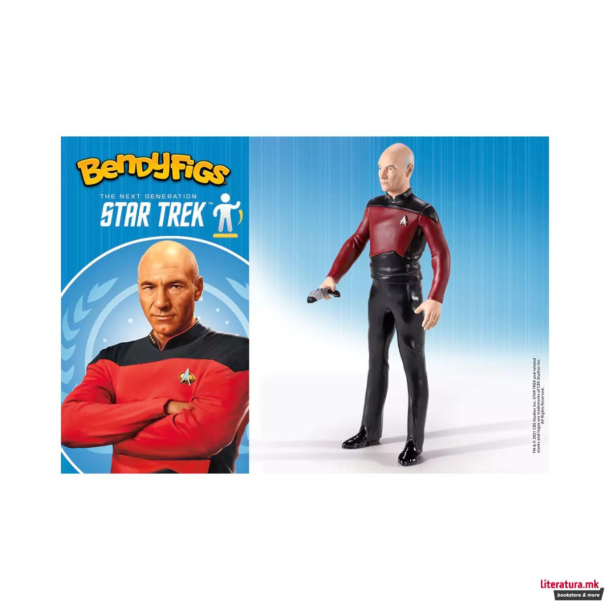 Фигура, Bendyfigs, Star Trek, The Next Generation - Picard 