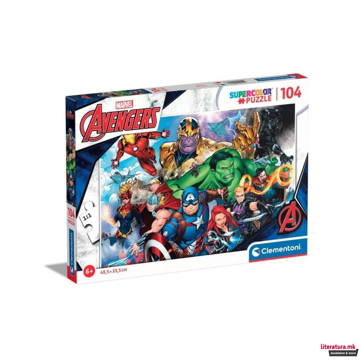 Сложувалка, Marvel, Avengers, 104 парчиња 