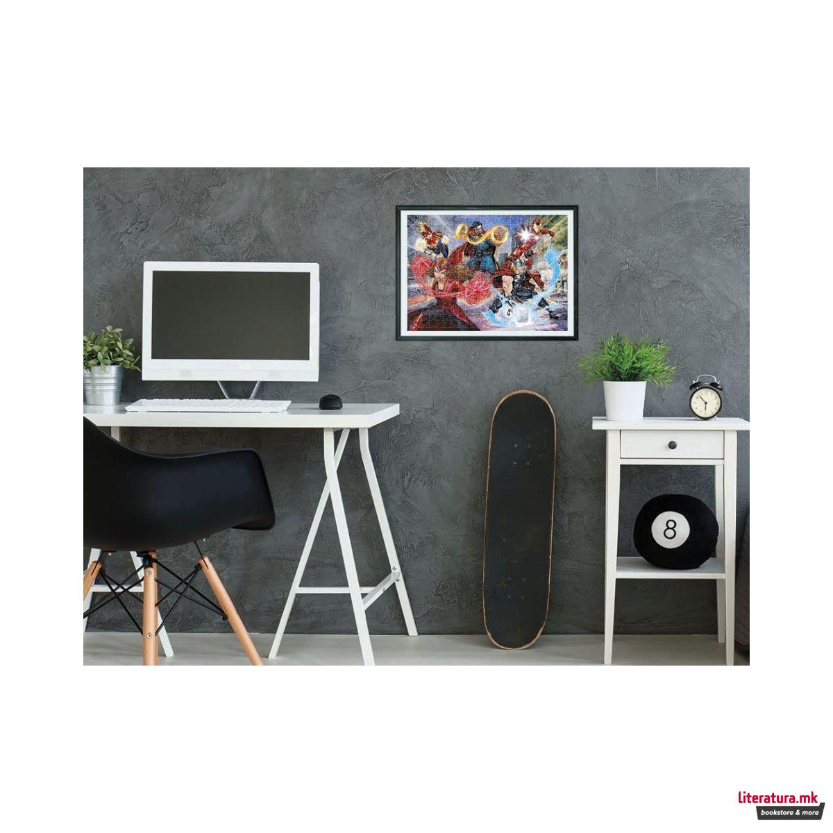 Сложувалка, Marvel, Avengers - Glitter effect, 104 парчиња 