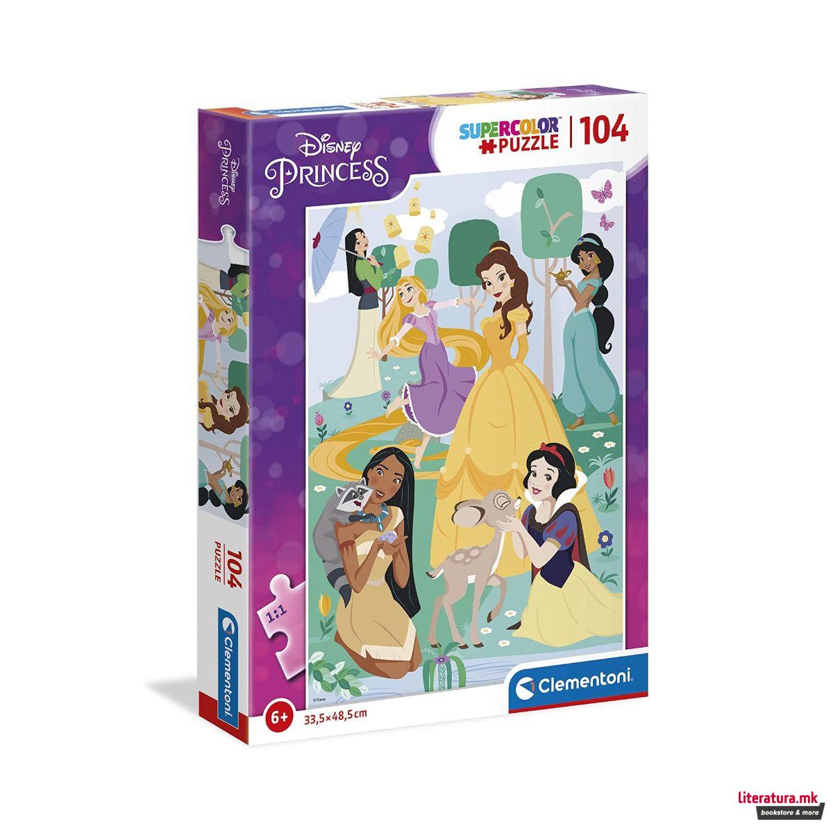 Сложувалка, Disney, Princess, 104 парчиња 