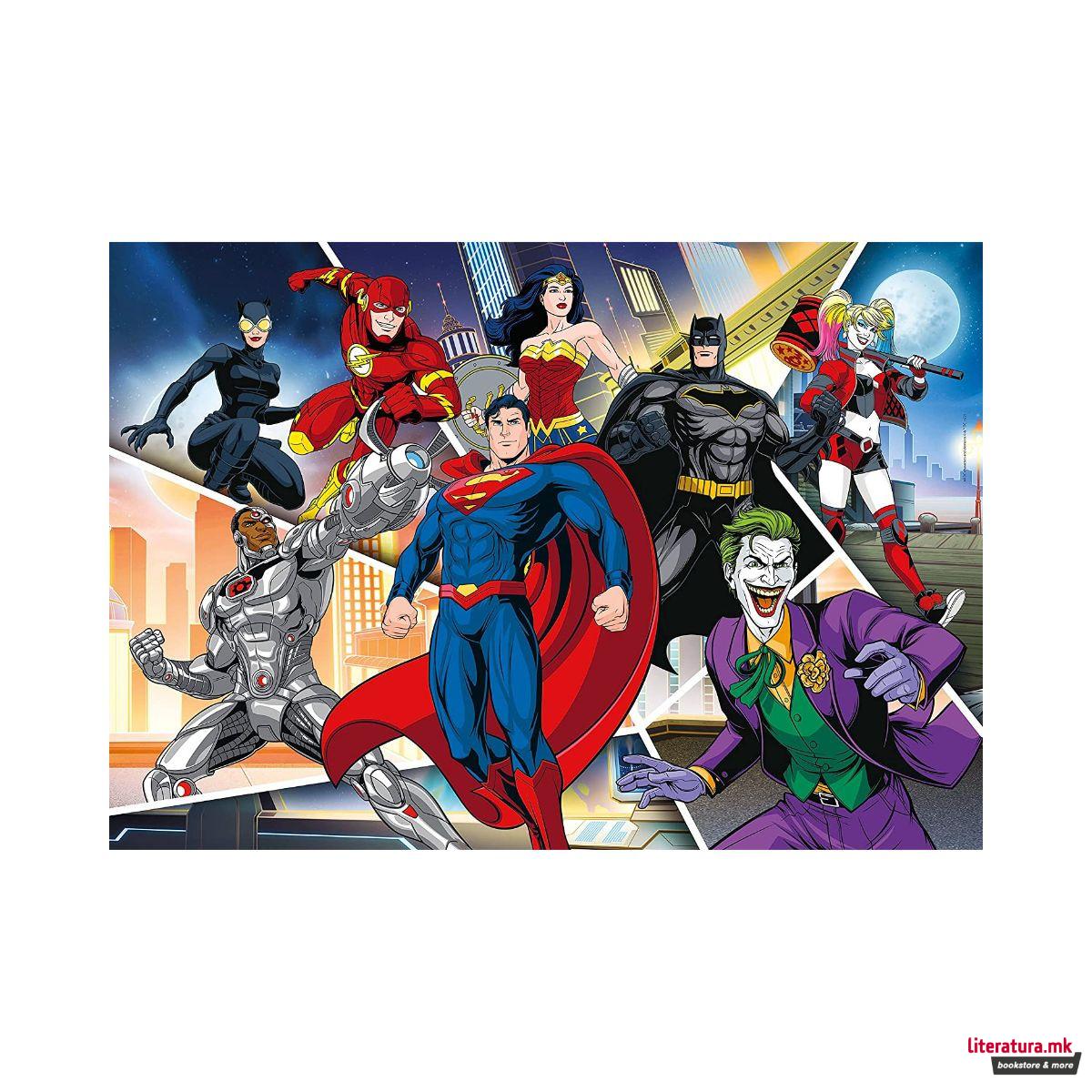 Сложувалка, DC, Superheroes, 104 XXL парчиња 