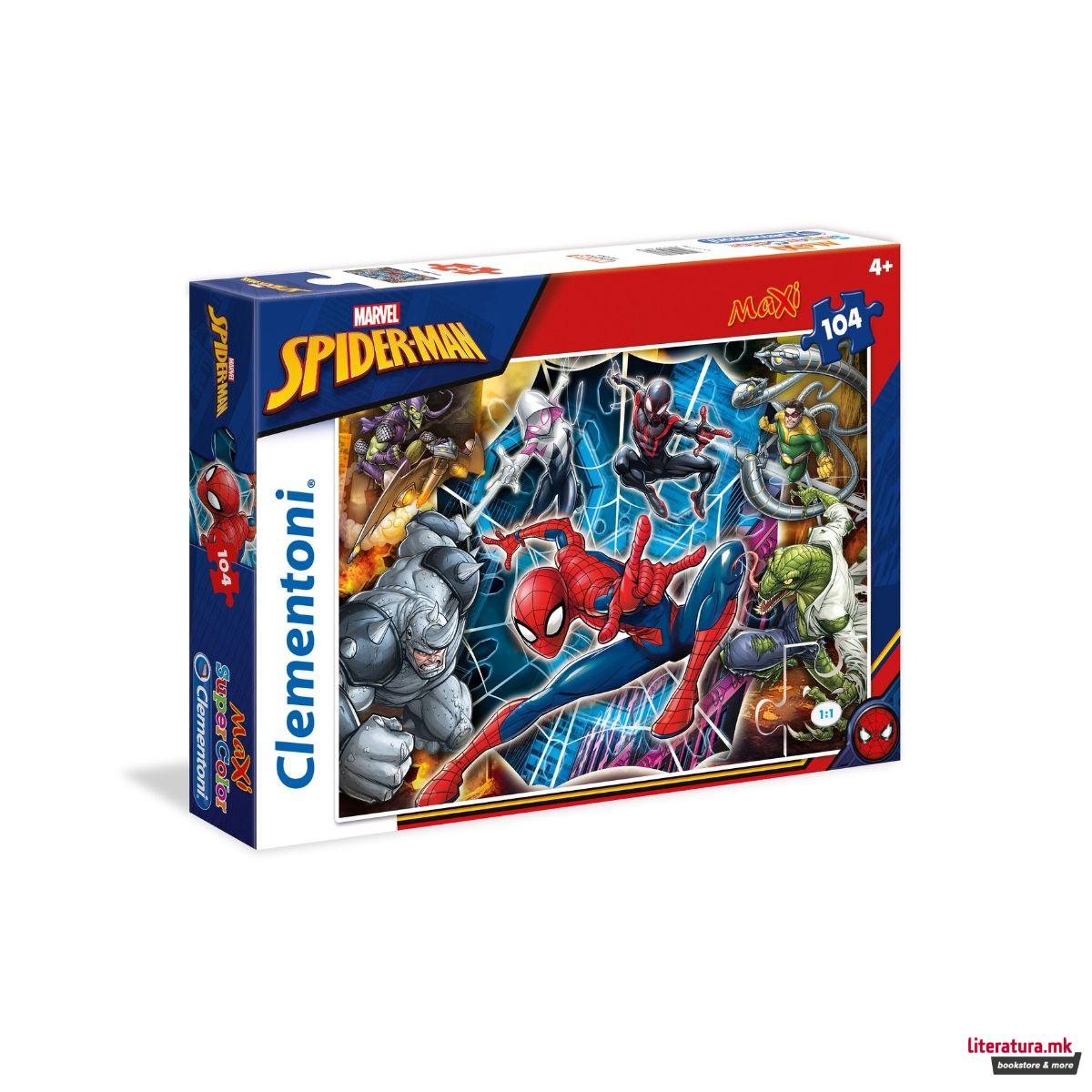 Сложувалка, Marvel, Spider-Man - Maxi, 104 парчиња 