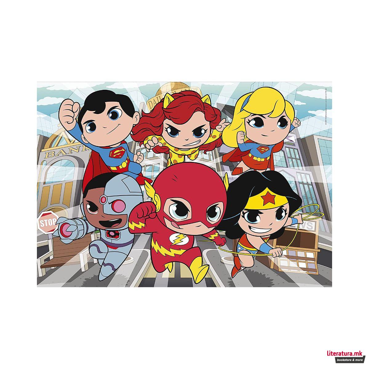 Сложувалка, DC, Super Friends - Maxi, 104 парчиња 