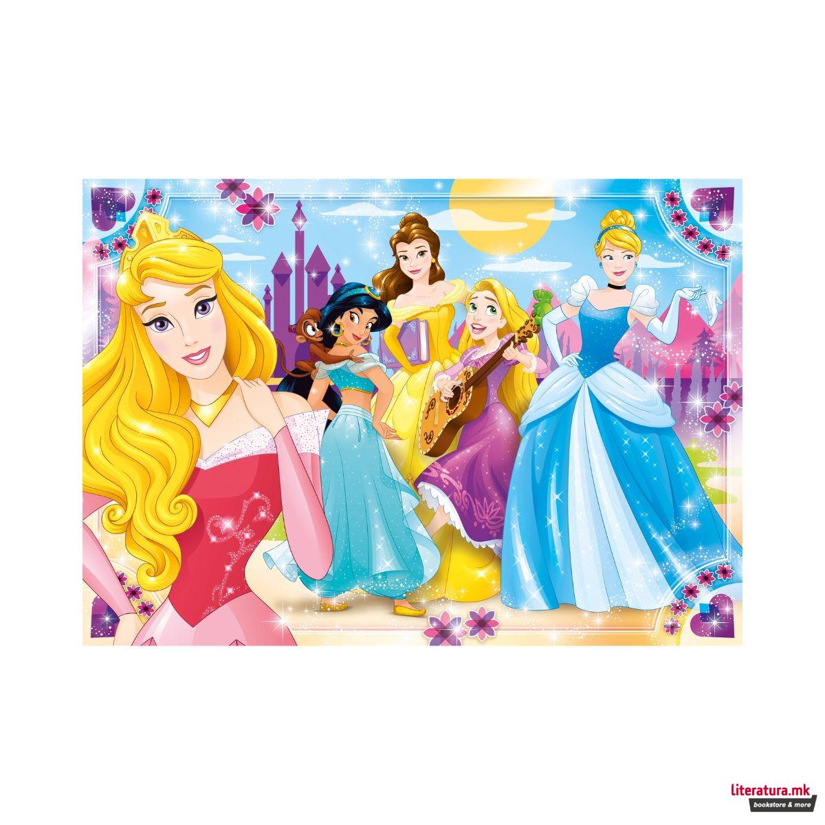 Сложувалка, Disney, Princesses - Maxi, 104 парчиња 