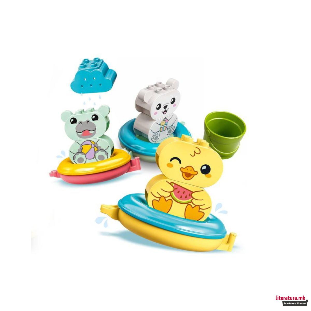 LEGO коцки, Duplo Bath Time Fun - Floating Animal Train 