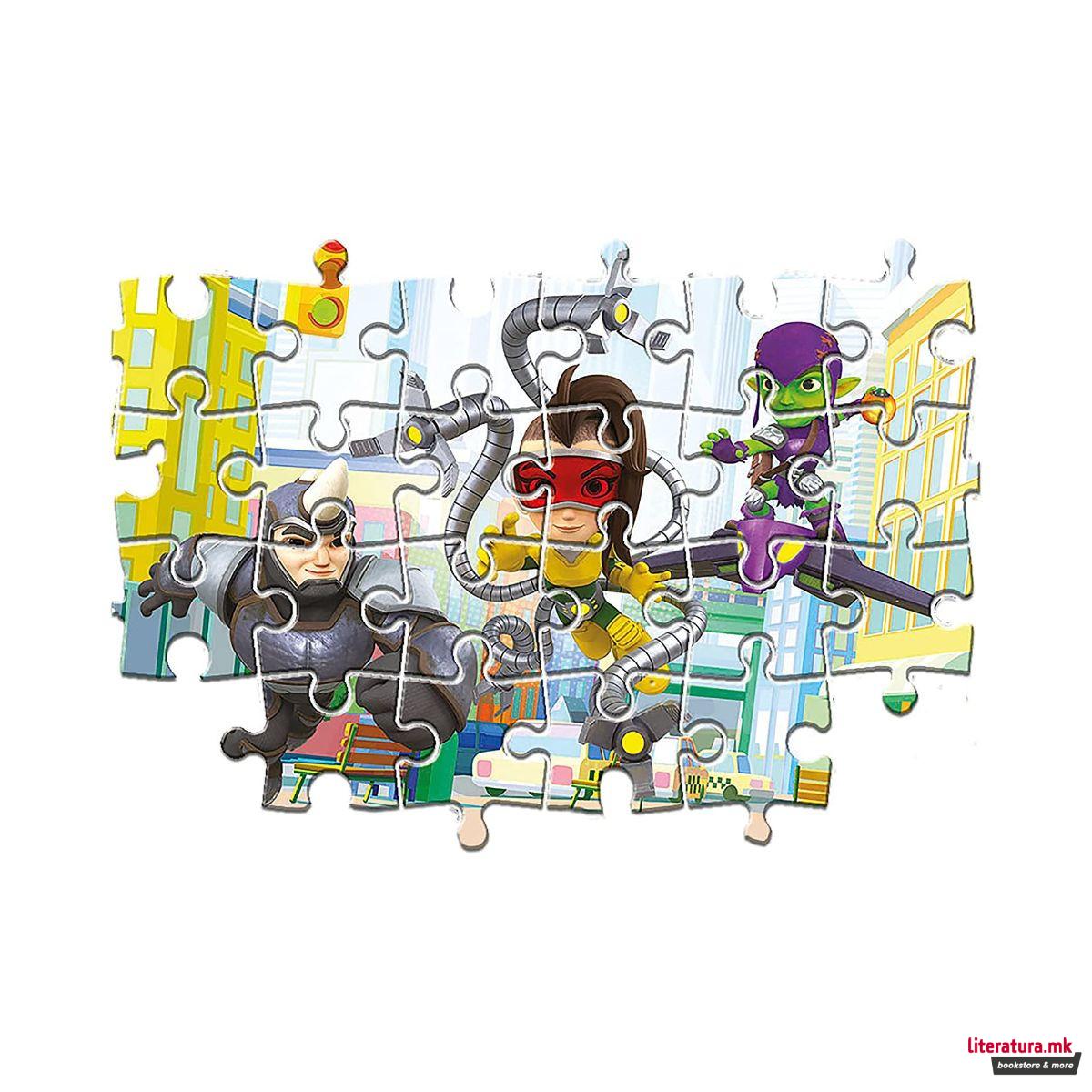 Сложувалка 2 во 1, Marvel, Spidey - Amazing Friends, 2 x 20 парчиња 