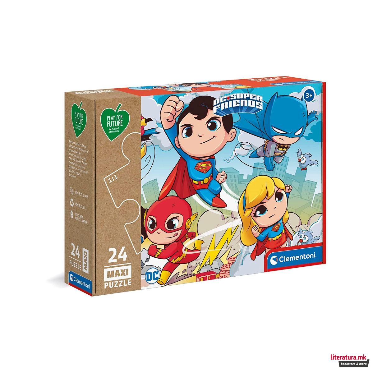 Сложувалка, Play for Future Maxi, DC, Super Friends, 24 парчиња 